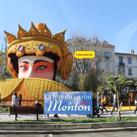 Penelope Belle Vue Lejlighed Menton Eksteriør billede